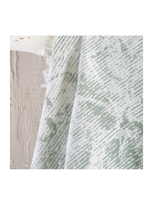 Rythmos Peony Armchair Jacquard Throw 160x180cm Khaki