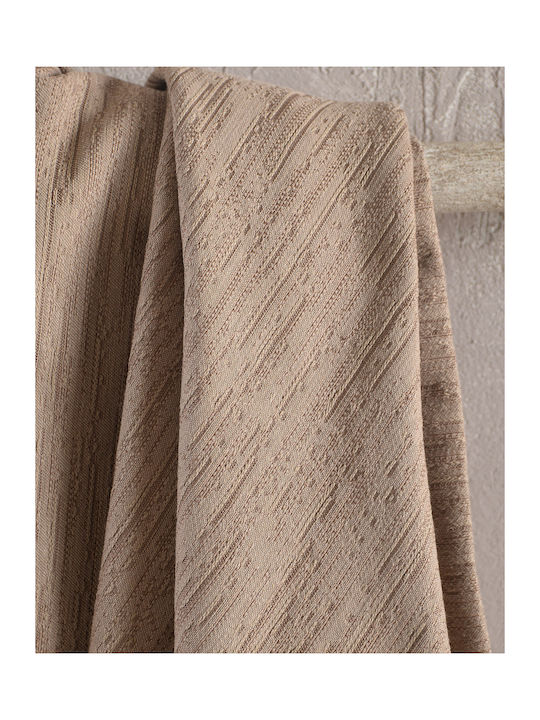 Rythmos Toris Cuvertură Pentru Fotoliu 2 Fețe Jacquard 160x180 cm Bej Închis