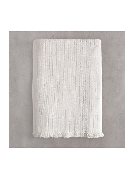 Rythmos Toris Cuvertură Pentru Fotoliu 2 Fețe Jacquard 160x180 cm Bej Închis