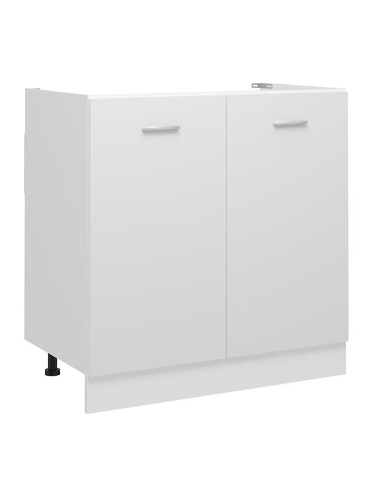 Dulap pentru Chiuvetă Alb 50x46x81.5buc