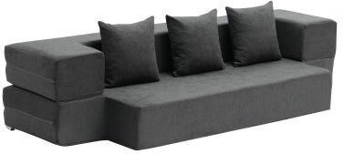 Καναπές Σκούρο Γκρι 103x193x22.5cm Καναπές Σκούρο Γκρι 103x193x22.5cm