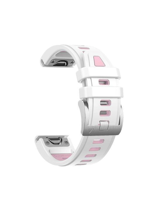 Silicone Strap White (Universal 20mm)