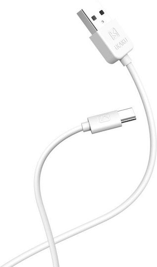 Kakusiga Intellect USB 2.0 Cable USB-C male - USB-A Λευκό 2m KSC-332