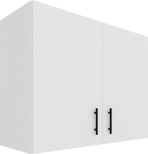 Karo Schrank Wand Alb 80x30x60cm