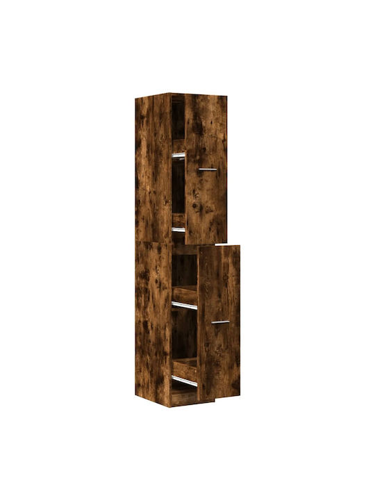 Bodenstehender Schrank Coffee 30x41x174.5cm