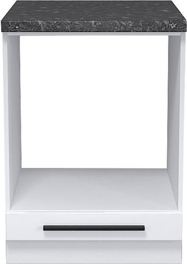 Ντουλάπι Κάτω Φούρνου Claudia 60x55x82cm Λευκό Ντουλάπι Κάτω Φούρνου Claudia 60x55x82cm Λευκό