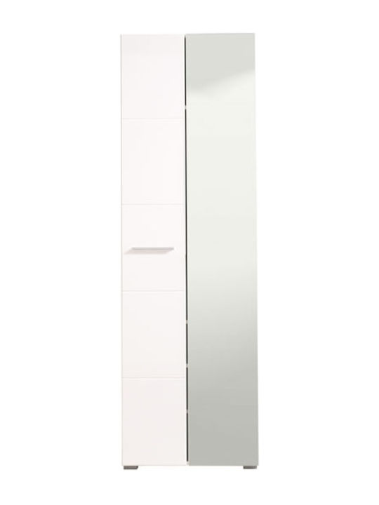 Beny 2K OG Entry Furniture with Mirror / Shoe Rack & Wardrobe White 60x35x192.5cm