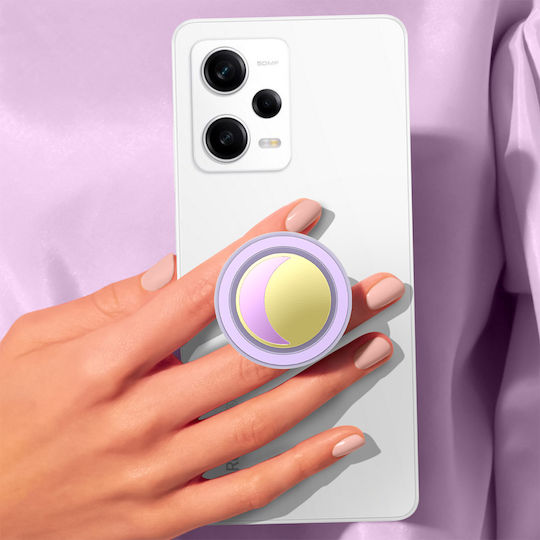 Popsockets Smartphone Popgrip Premium Enamel Waxing Solid Fixing Purple