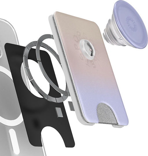 Popsockets Popwallet Magsafe Stand Suport Smartphone Cu Suport Card Integrat Violet