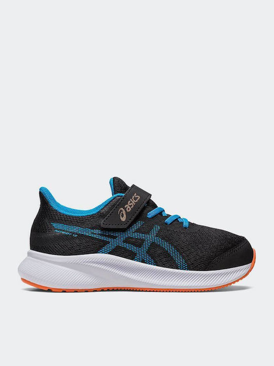 Patriot 13 Kids Sports Shoes Running with Hoop & Loop Closure Black