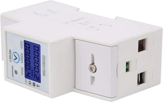 Contor Monofazat de Energie Electrică Sina Sinotimer Kwh Dds015m 230v Afișaj Digital Led
