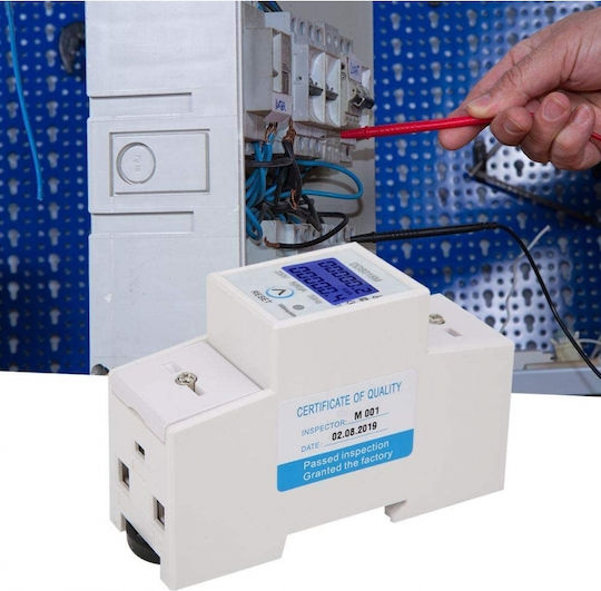 Contor Monofazat de Energie Electrică Sina Sinotimer Kwh Dds015m 230v Afișaj Digital Led