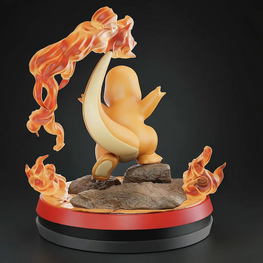 Φιγούρα Charmander Pokemon 004 3d Εκτυπωμένη-7 6 Cm 1:24