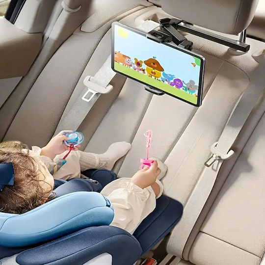 Bază Auto pentru Telefon cu Cârlige Reglabile Neagră