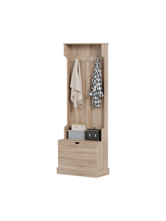 Kaylor Eingangsmöbel mit Garderobe & Schuhschrank Sonama 65x34x180cm