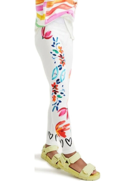 Kids Legging Long White Mouse