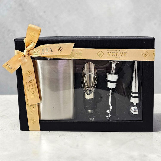Set Cadou pentru Bărbați Sticlă de Băut din Oțel Inoxidabil Accesorii de Băut Într-o Cutie Elegantă