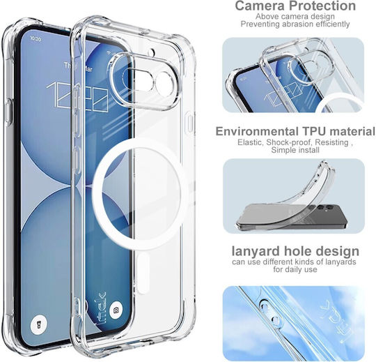 Imak Buffer Rückseite Umschlag Rückseite Silikon Transparent (Nichts Phone (4a))