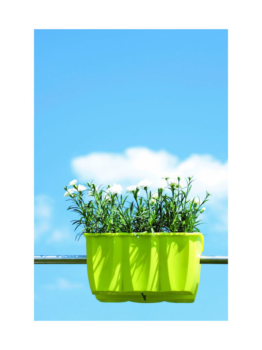 Prosperplast Plastic Flower Pot White Prosperplast Plastic Flower Pot White