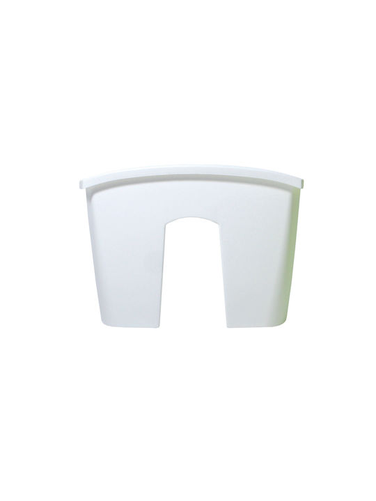 Prosperplast Ghiveci de Flori din Plastic Alb White
