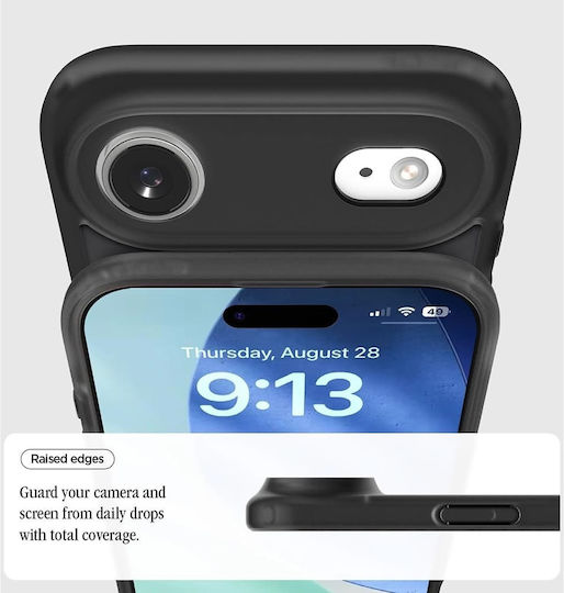Spigen Ultra Hybrid Magfit Back Cover Σιλικόνης Μαύρο (iPhone Air)