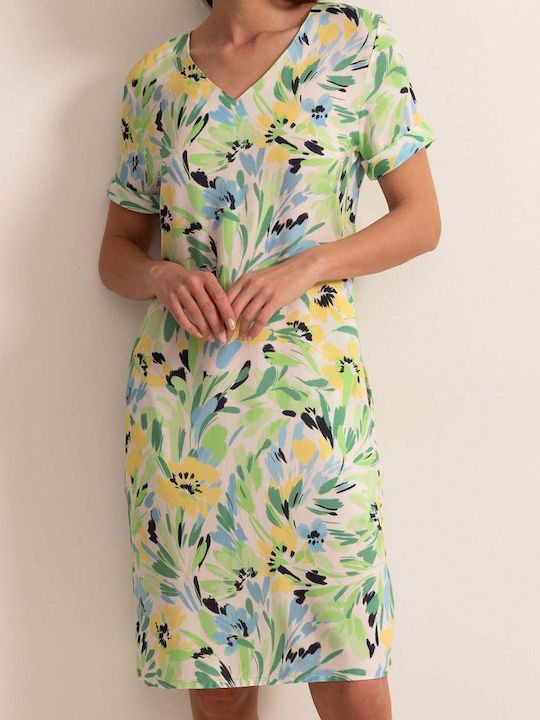 Sommer Mini Damenkleid Gelb