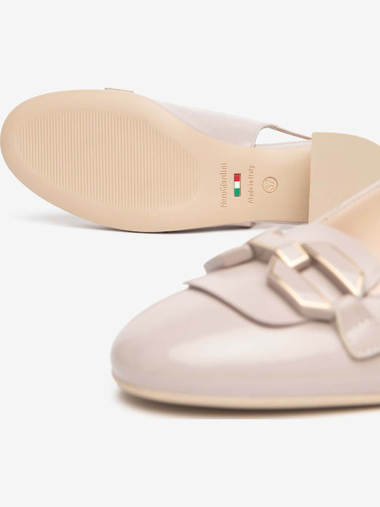 Pantofi Cu Toc Din Piele Roz
