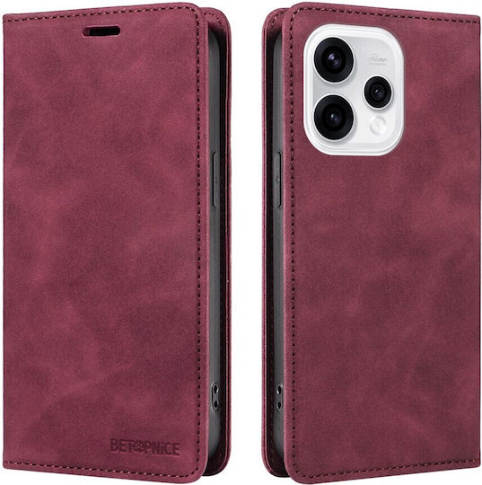 Betopnice 003 Book Burgundy (Oppo Reno15 5G)