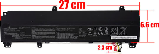 14.8v Съвместима Батерия за Asus ROG Asus Rog Strix Gl702vi Gl702vi-1a Gl702vi-mh72 Gl702vi-wb74 с 5800mAh