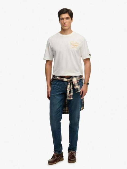 Heritage Biker T-shirt Λευκό