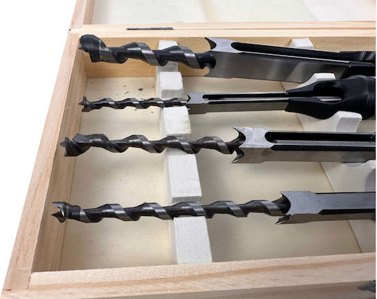 Set Burghie Găuri Pătrate 5 Bucăți Gebo Tools