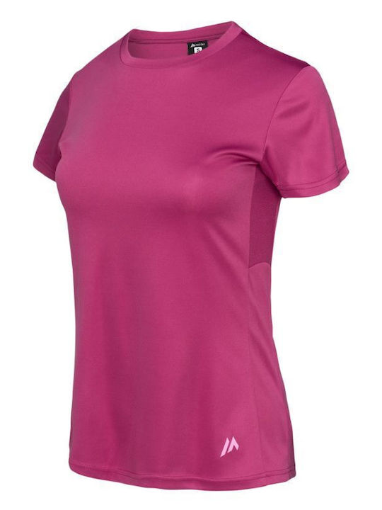 Γυναικείο T-shirt Fast Drying με Διαφάνεια Pink