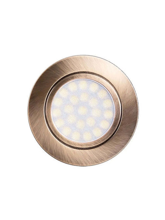 Ultralux Хоновато Скрити Светлини с Вграден LED и Неутрално Бяло Светлина