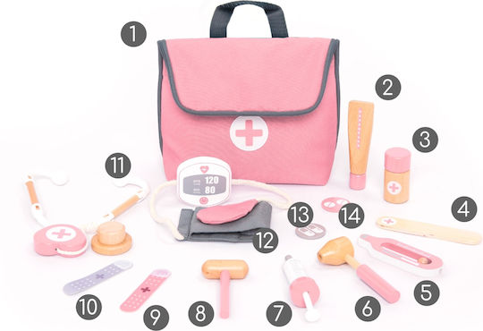 Role Play Mini Pink Doctor Kit Umu Toys