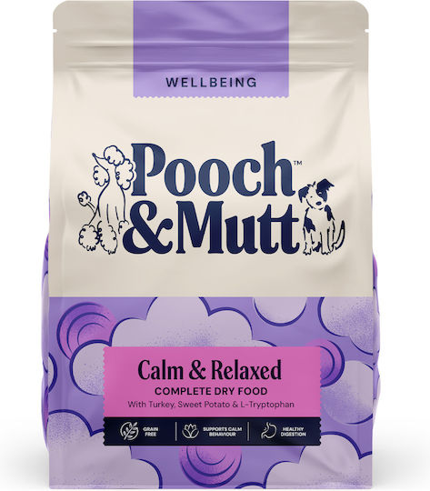 Pooch & Mutt Calm & Relaxed 2kg Ξηρά Τροφή χωρίς Σιτηρά για Ενήλικους Σκύλους με Γαλοπούλα