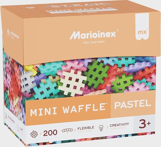Marioinex Building Blocks Mini Waffle Pastel 200 Pieces