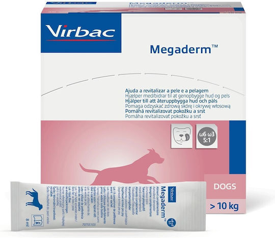 Virbac Megaderm Câini 28x8ml