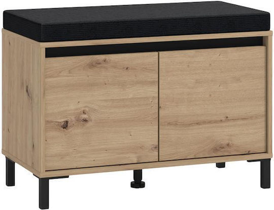 Έπιπλο Εισόδου με Παπουτσοθήκη & Παγκάκι Artisan Oak 80x40x57εκ.