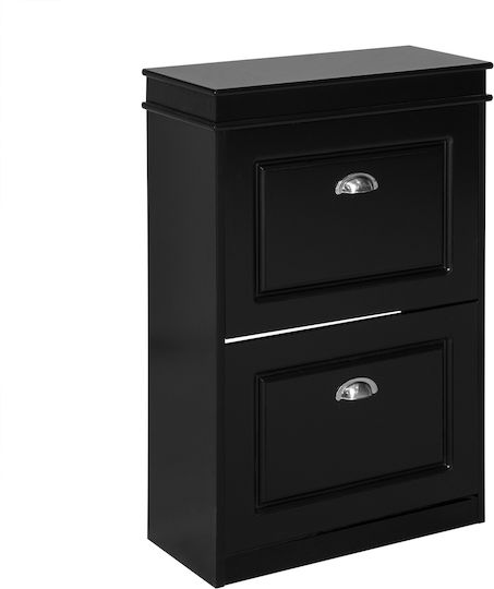 Έπιπλο Εισόδου Μαύρος 53.5x82.5x24εκ.