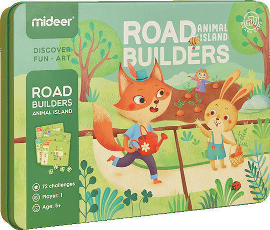 MiDeer Road Builders Animal Island Образователна Игра Образователни за 5+ години Години