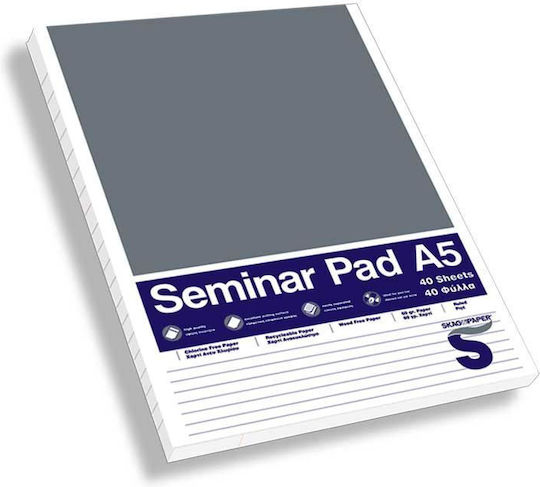Skag Overlap Notepad 40 Sheets A5 Ruled