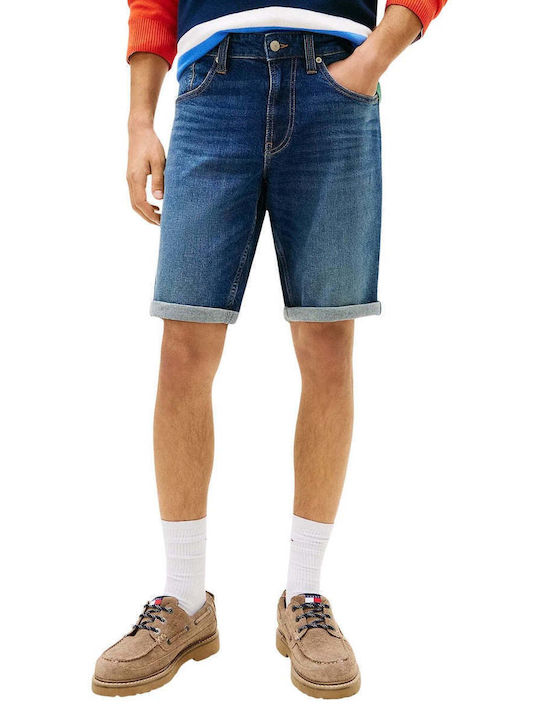 Tommy Hilfiger Ανδρική Βερμούδα Τζιν Μπλε Tommy Hilfiger Ανδρική Βερμούδα Τζιν Μπλε