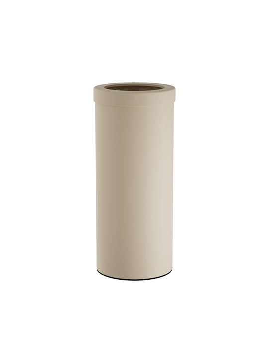 Pam & Co Μεταλλικό Καλάθι 30lt Ματ Ivory