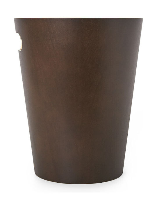 Umbra Woodrow Office Wooden Waste Bin 7.5lt Brown 23x22.9x28cm