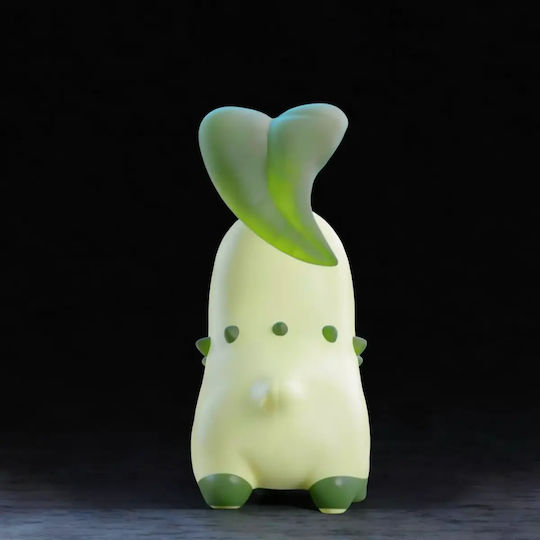 Φιγούρα Life Size Chikorita Pokemon 3d Εκτυπωμένη-7 6 Cm 1:24