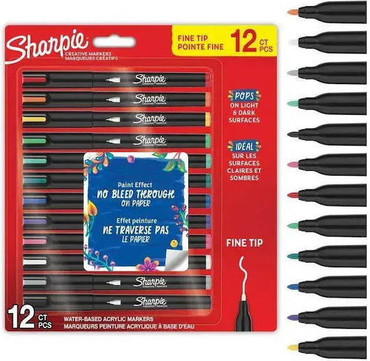 Sharpie Acrylic Marker Assorted Colours