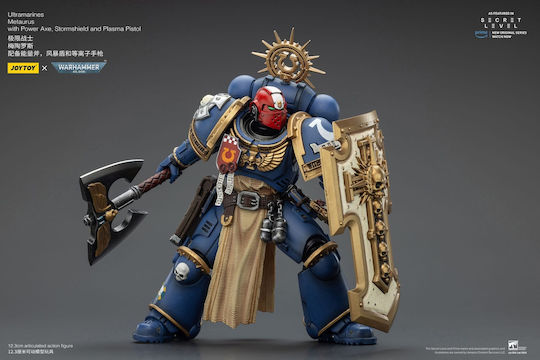 Warhammer 40000 Ultramarines Metaurus Power Axe Stormshield Plasma Pistol Φιγούρα Δράσης 13cm