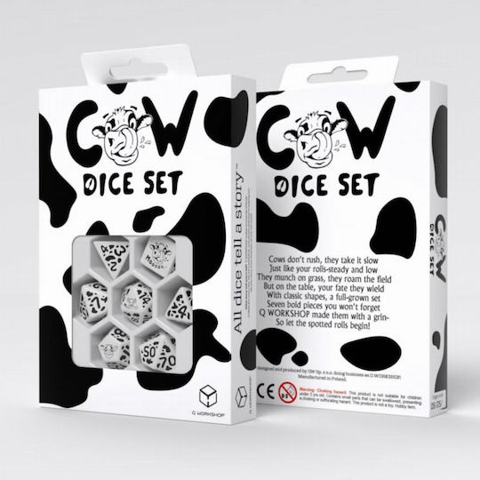 Q-workshop Cow Dice Set Moozilla