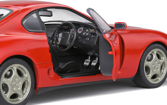 Solido Toyota Supra Modeling Figure Car Red in Scale 1:18