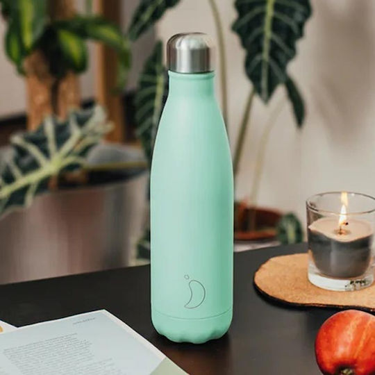 Chilly's Original Series All Pastel Thermos Bottle Stainless Steel BPA Free 500ml Green